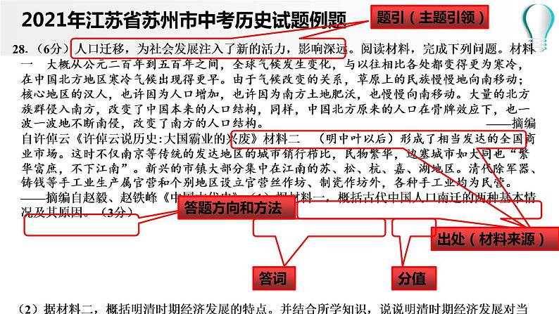 ［备考2022］中考历史二轮专题复习：从人口迁移看中国古代社会发展 复习课件（21张PPT）03