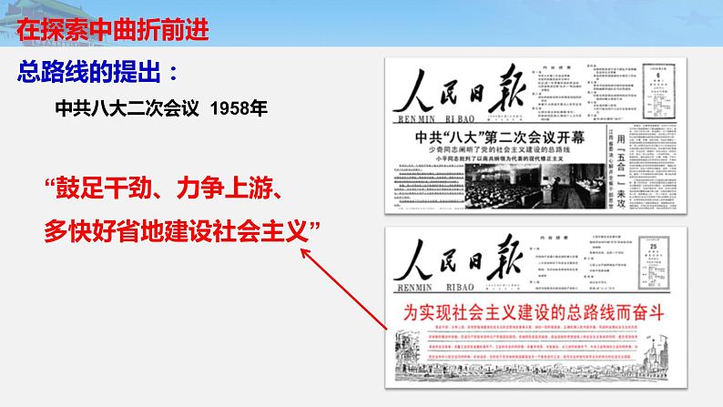 2.6艰辛探索与建设成就课件课件2021--2022学年部编版八年级历史下册06