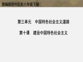 3.10 建设中国特色社会主义课件2021-2022学年部编版八年级历史下册