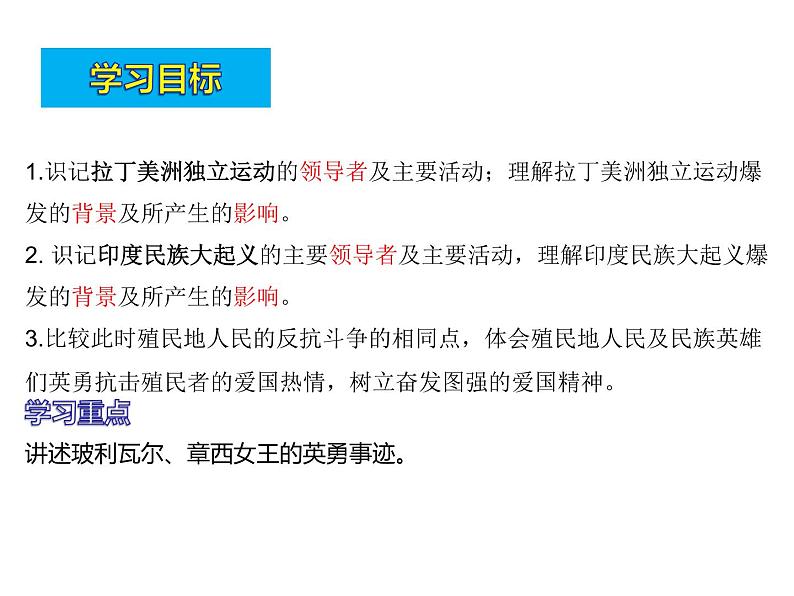 第1课 殖民地人民的反抗斗争 课件-2021-2022学年部编版历史九年级下册（共30张PPT）第3页