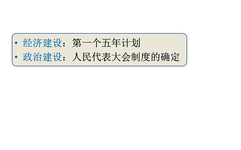 2020-2021学年部编版历史八年级下册 备课课件 第4课 新中国工业化的起步和人民代表大会制度的确立第2页