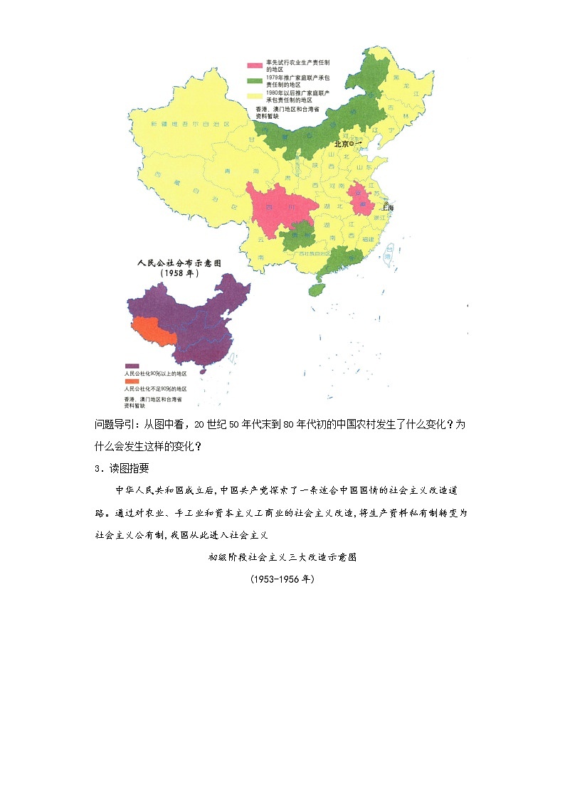 第二单元 社会主义制度的建立与社会主义建设的探索——2021-2022学年历史人教部编版八年级下册识图题专题通关02