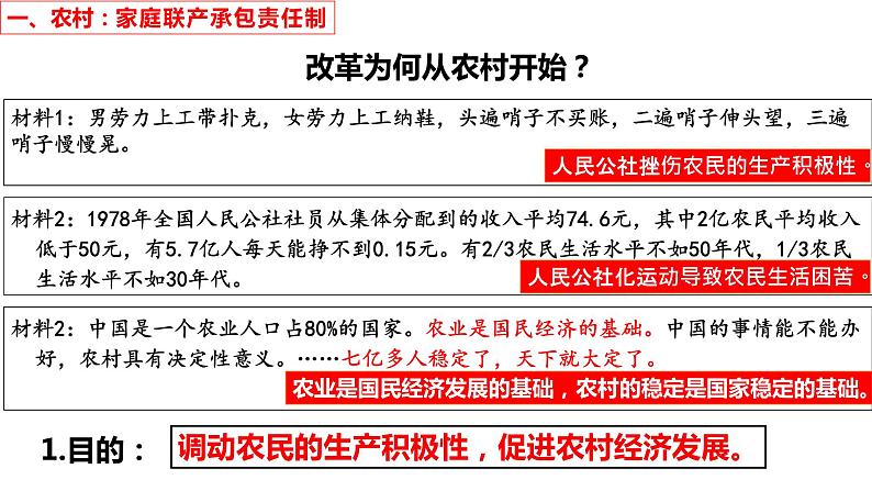 第8课 经济体制改革课件2021-2022学年部编版八年级历史下册第3页