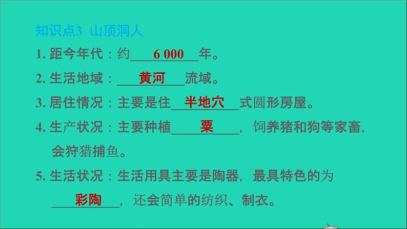 部编版七年级历史上册第一单元史前时期：中国境内早期人类与文明的起源第2课原始农耕生活习题课件第5页