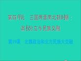 部编版七年级历史上册第四单元三国两晋南北朝时期：政权分立与民族交融第19课北魏政治和北方民族大交融习题课件