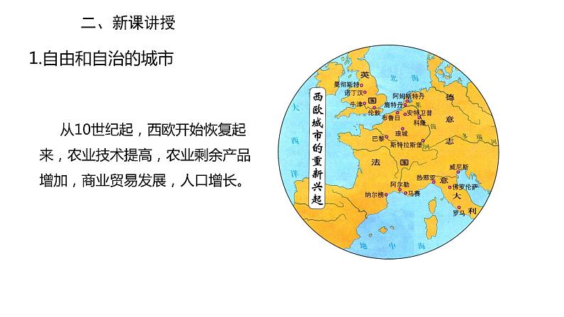 2021-2022学年度部编版九年级历史上册课件 第9课 中世纪城市和大学的兴起03