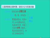 七年级历史上册第4单元三国两晋南北朝时期：政权分立与民族交融巩固强化复习习题课件新人教版