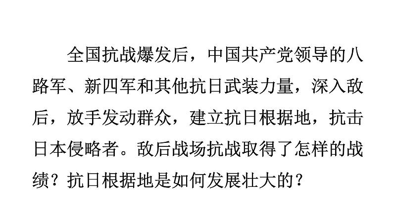 第21课 敌后战场的抗战课件PPT02