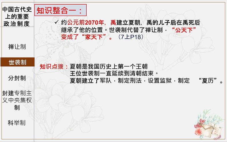 2022年江苏省历史中考二轮专题复习—中国古代政治制度课件第5页