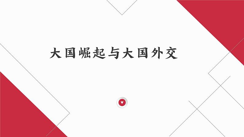 2022年中考历史二轮专题复习大国崛起与大国外交（湖南专用）课件01