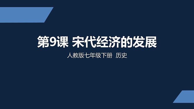 七年级上册历史课件初一年级 历史 宋代经济的发展第1页