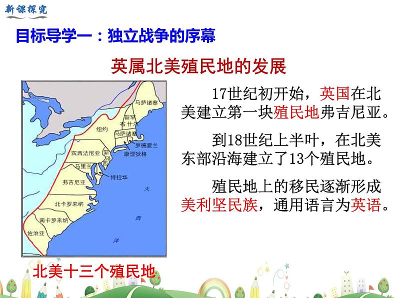 九年级下册历史课件人教版 9年级 课件第18课 美国独立第5页