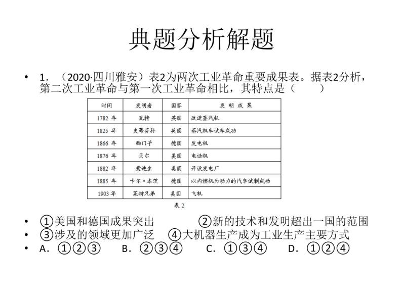 2022广东中考历史概念题型解题指导课件05