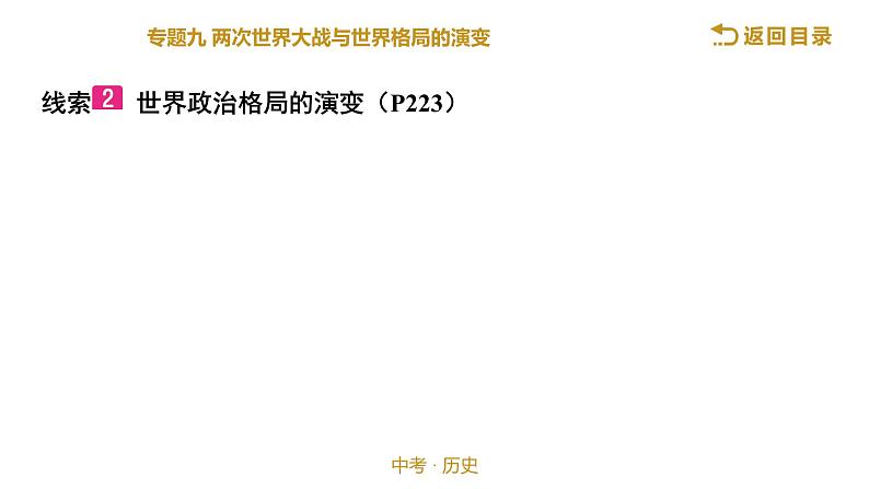 2022年江西省中考历史专题九两次世界大战与世界格局的演变21张PPT课件08