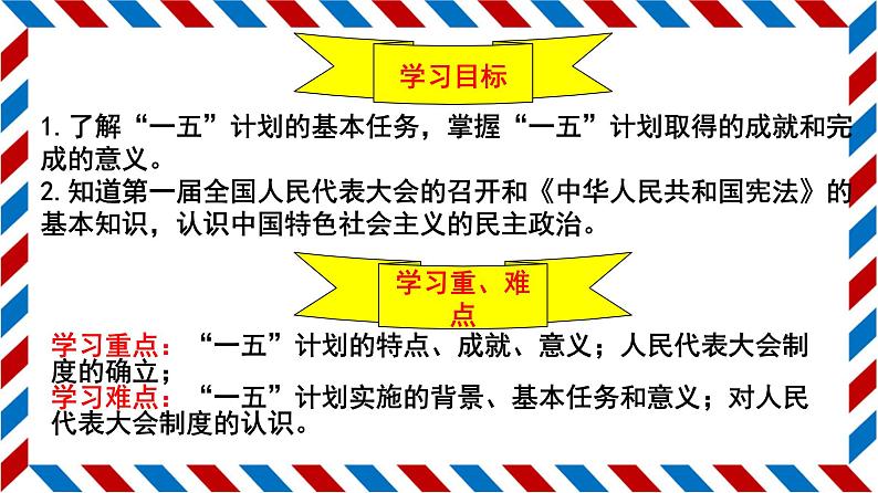 初中历史人教版（部编）八年级下册 第4课工业化的起步和人民代表大会制度的确立 1课件第4页