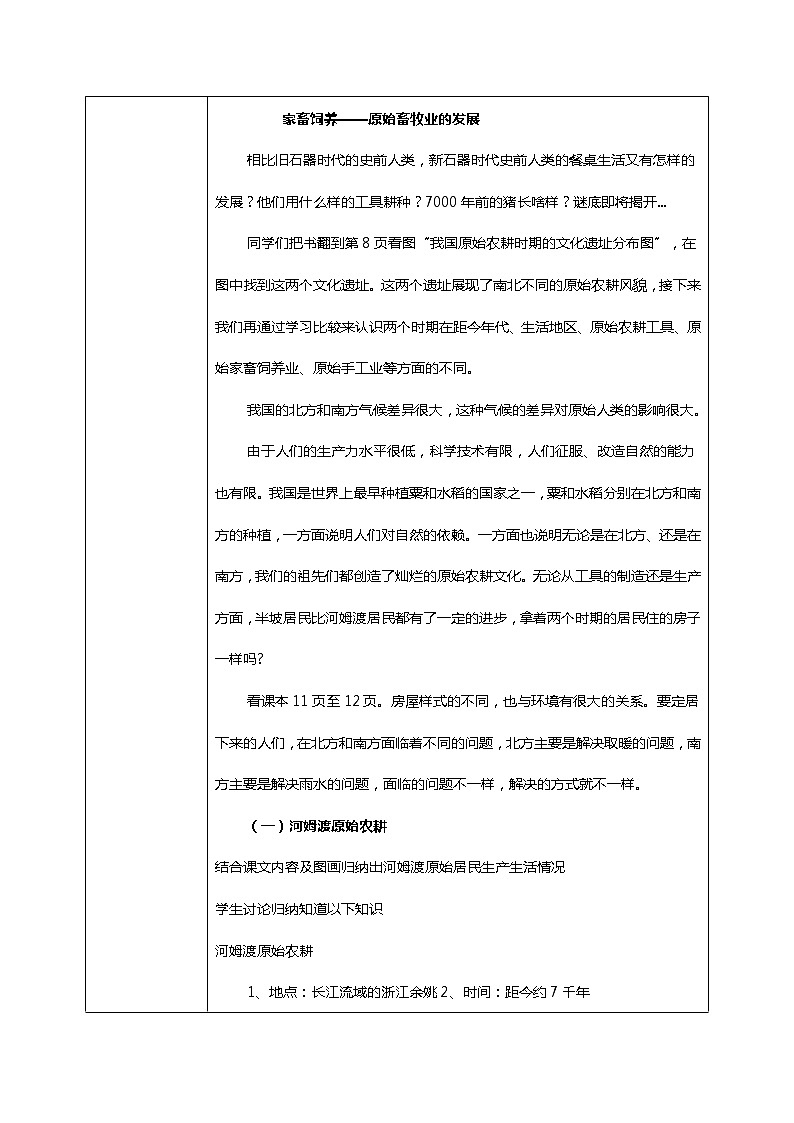 第2课《原始农耕生活》课件+教学设计02