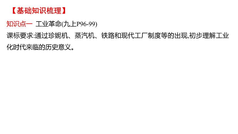 2022年广东省深圳市中考历史一轮复习课件：工业革命和国际共产主义运动的兴起04