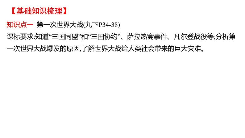 2022年广东省深圳市中考历史一轮复习课件：第一次世界大战和战后初期的世界第4页