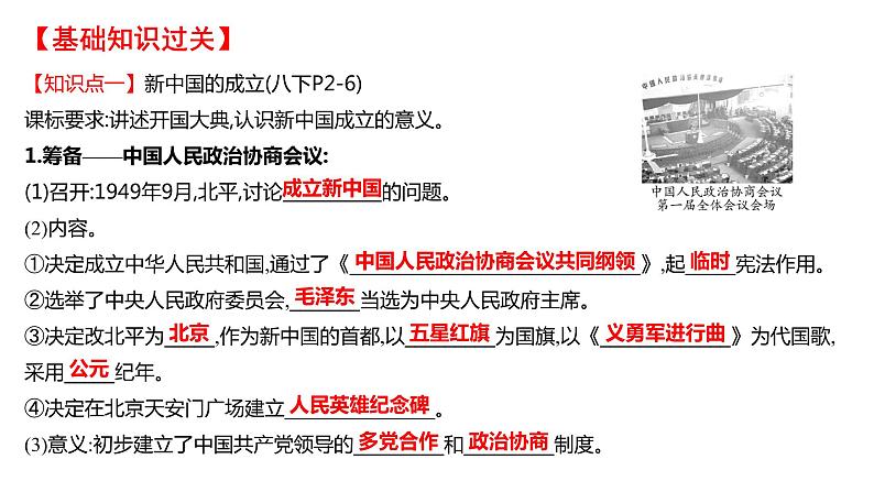 2022年广东省深圳市中考历史一轮复习课件：中华人民共和国的成立和巩固第4页