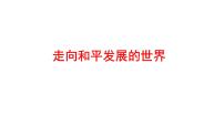 2022年广东省深圳市中考历史一轮复习课件：走向和平发展的世界