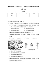 初中历史人教部编版七年级下册第17课 明朝的灭亡课时练习