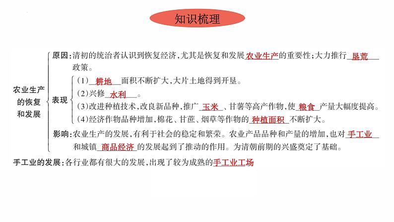 3.19 清朝前期社会经济的发展复习课件 2021-2022学年第4页