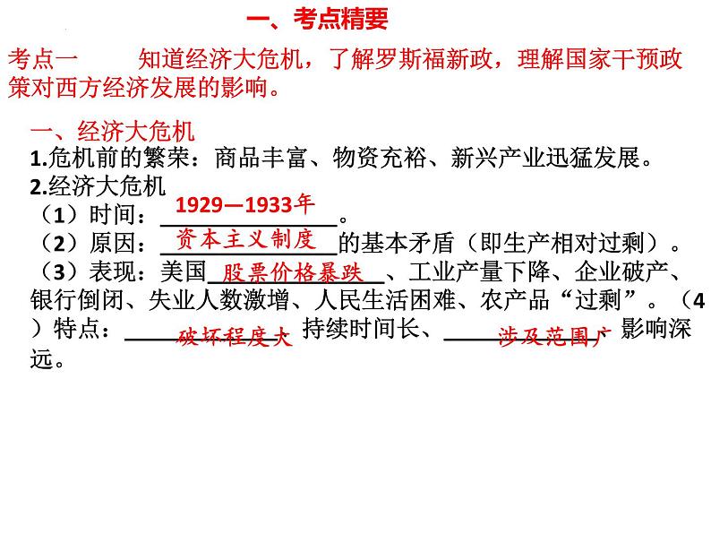 2022年江西省中考历史一轮专题复习第六编世界现代史2.经济大危机和第二次世界大战课件第2页