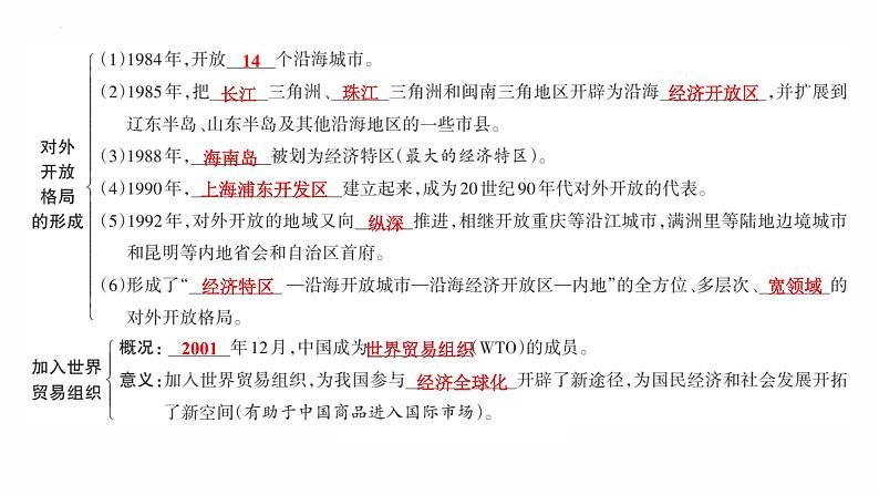 3.9　对外开放 复习课件 2021-2022学年部编版八年级历史下册第5页