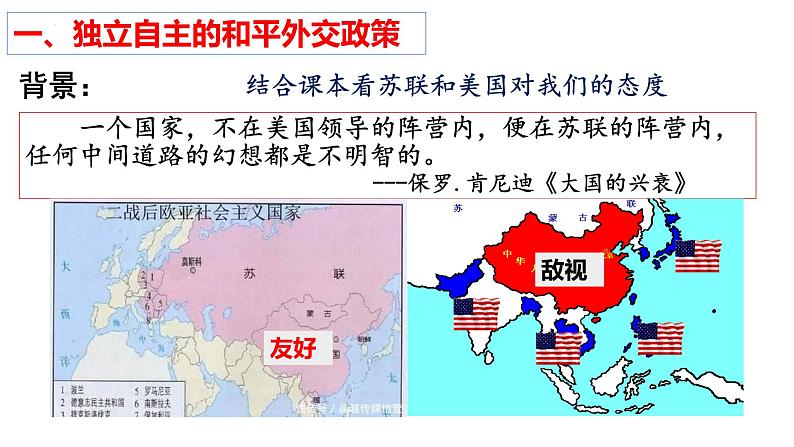 5.16 独立自主的和平外交课件 2021-2022学年部编版八第3页