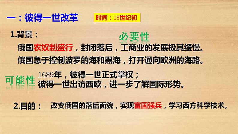 1.2.俄国的改革课件 2021-2022学年部编版九年级历史下册第8页