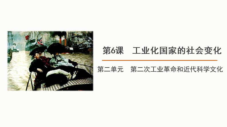 2.6 工业化国家的社会变化 课件 2021-2022学年部编版九年级历史下册01