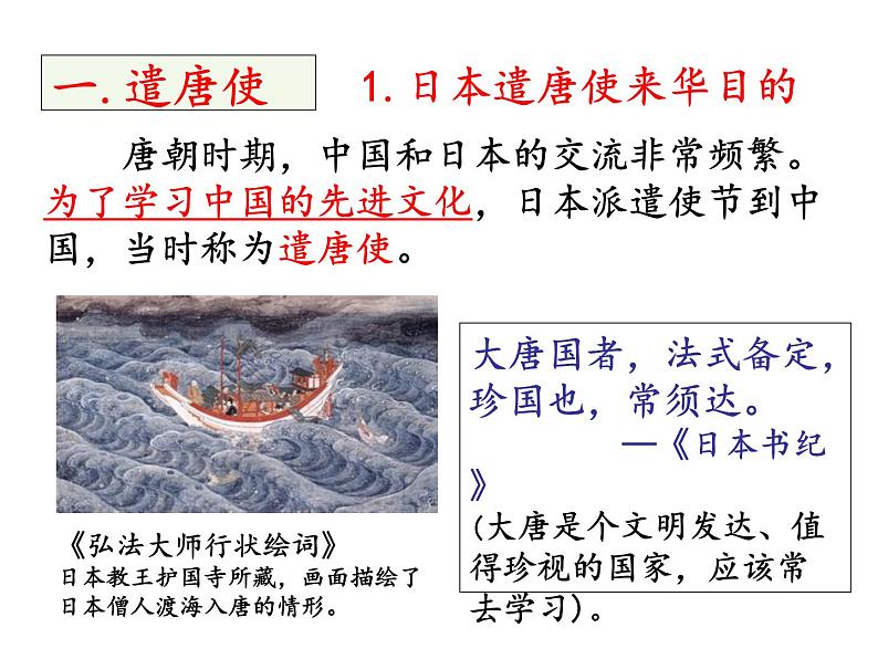 人教部编七下历史 4唐朝的中外文化交流 课件第3页