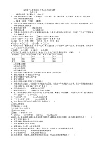 2022年湖南省湘潭县乌石中学初中学业水平模拟历史试题