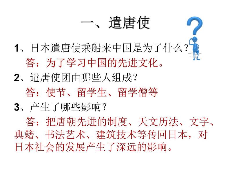 人教部编七下历史 4唐朝的中外文化交流 课件第4页