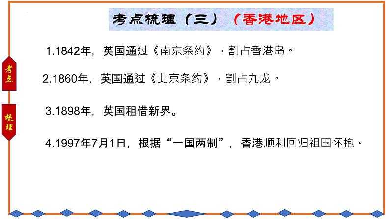 2022年中考历史专题热点复习（六）：巩固国家统一课件PPT第6页