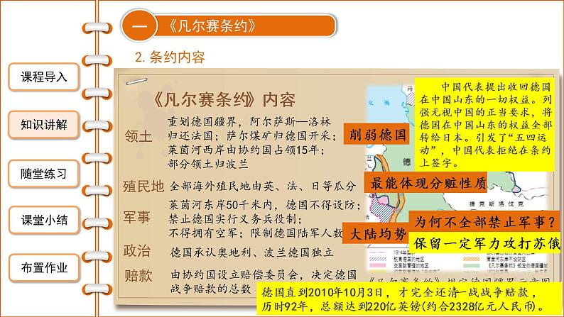 3.10 《凡尔赛条约》和《九国公约》 课件 2021-2022学第7页