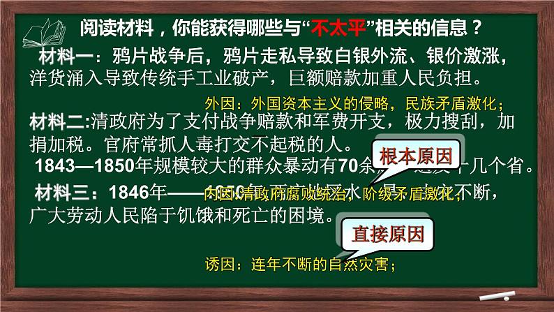 初中历史 人教课标版（部编） 八年级上册 第3课 太平天国运动 课件04