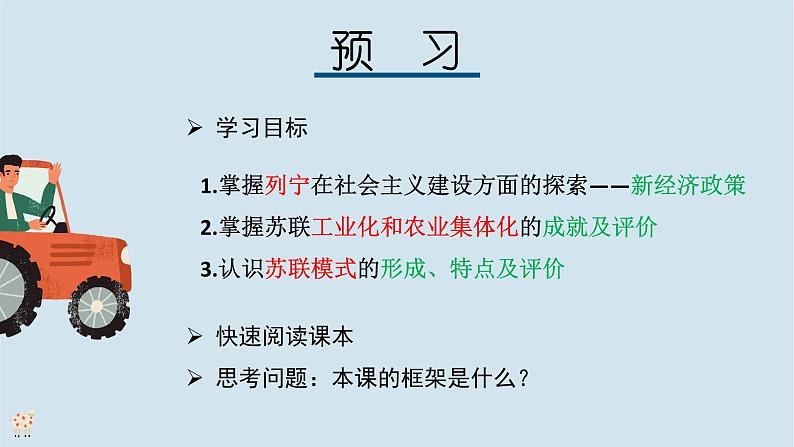 3.11 苏联的社会主义建设课件     河南省2021-2022学年部编版九年级历史下册04