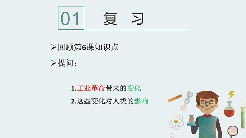 2.7 近代科学与文化课件    河南省2021-2022学年部编版九年级历史下册03