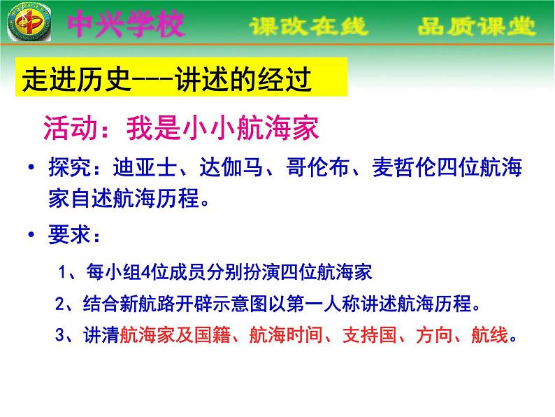 初中历史 人教课标版（部编） 九年级上册 第15课 探寻新航路 课件08