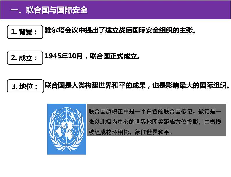 6.20 联合国与世界贸易组织 课件 2021-2022学年部编版九年级历史下册第4页