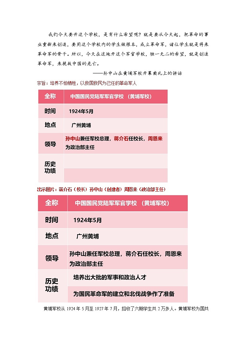 第15课 国共合作与北伐战争 教学课件+教案+视频素材03