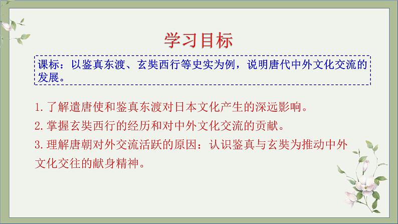 2021-2022学年统编版历史七年级下册第4课 唐朝的中外文化交流课件第3页