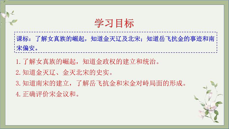 2021-2022学年统编版历史七年级下册第8课 金与南宋的对峙课件第3页