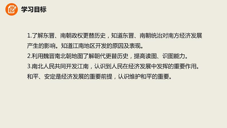 人教版七年级历史上册4.18东晋南朝时期江南地区的开发课件（优） (共26张PPT)02