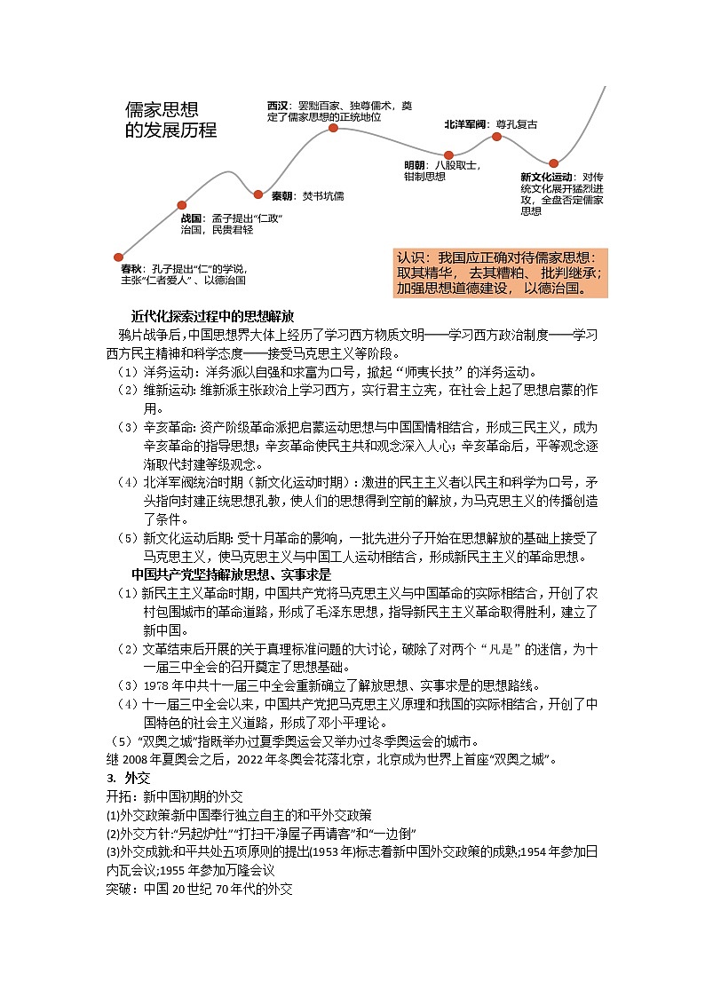 2022年广东中考历史终极攻略：从冬奥会析中国文化—热点抢分宝（热点解读+押题试卷）03