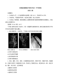 2022年河南省联考九年级中考密卷（三）历史试题(word版含答案)