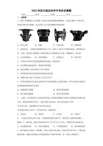 【中考真题】2022年四川省达州市中考历史试卷（附答案）