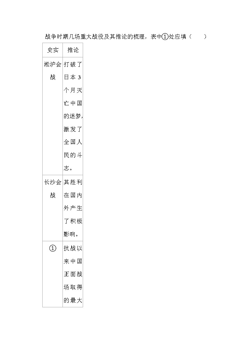 2022年四川省广元市中考历史试卷解析版第3页