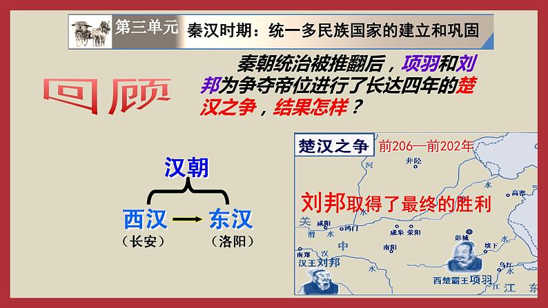 3.11西汉建立和“文景之治”课件2022_2023学年部编版七年级历史上册第1页